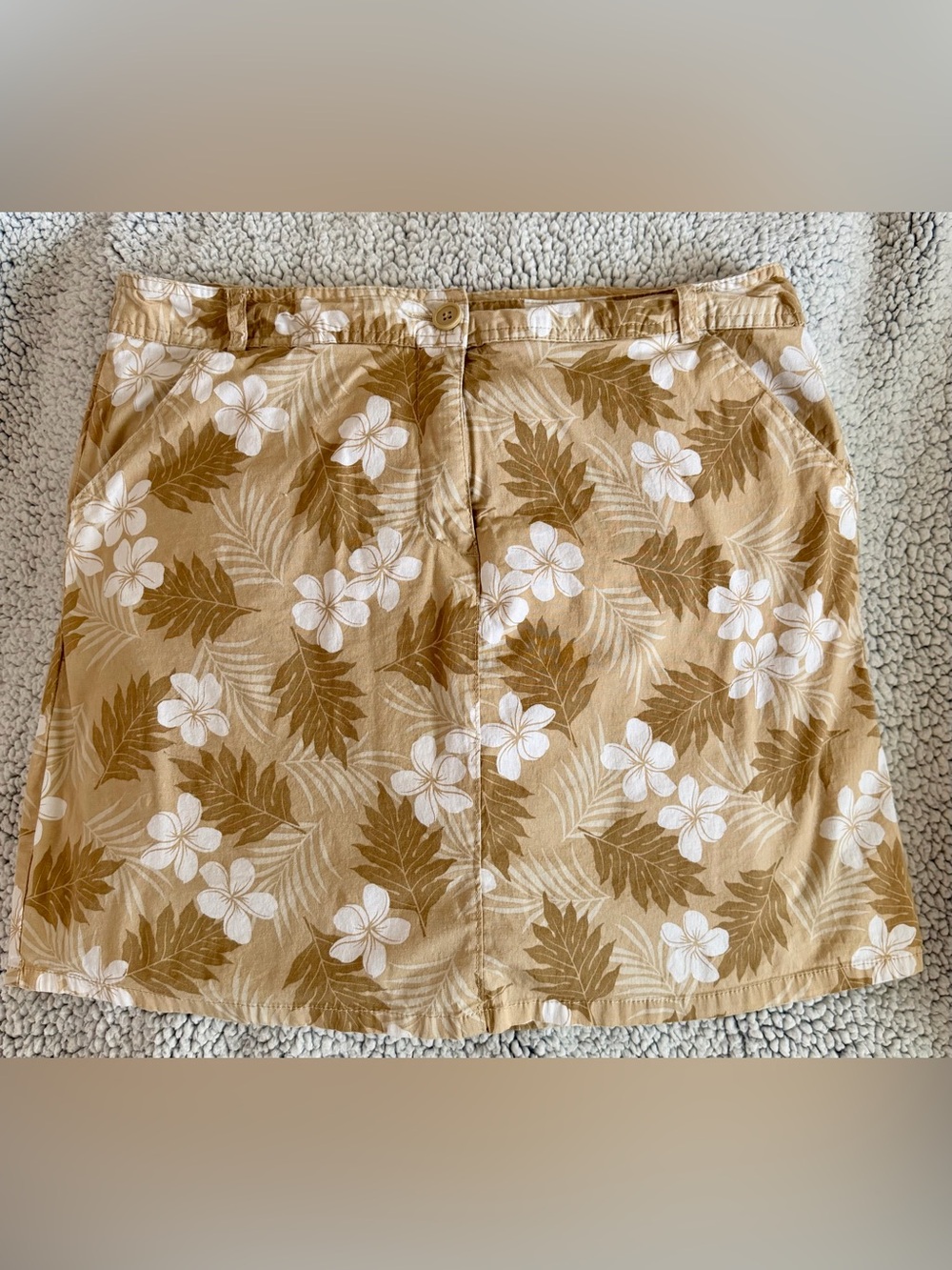 White Stag Tan Cotton Blend Skort